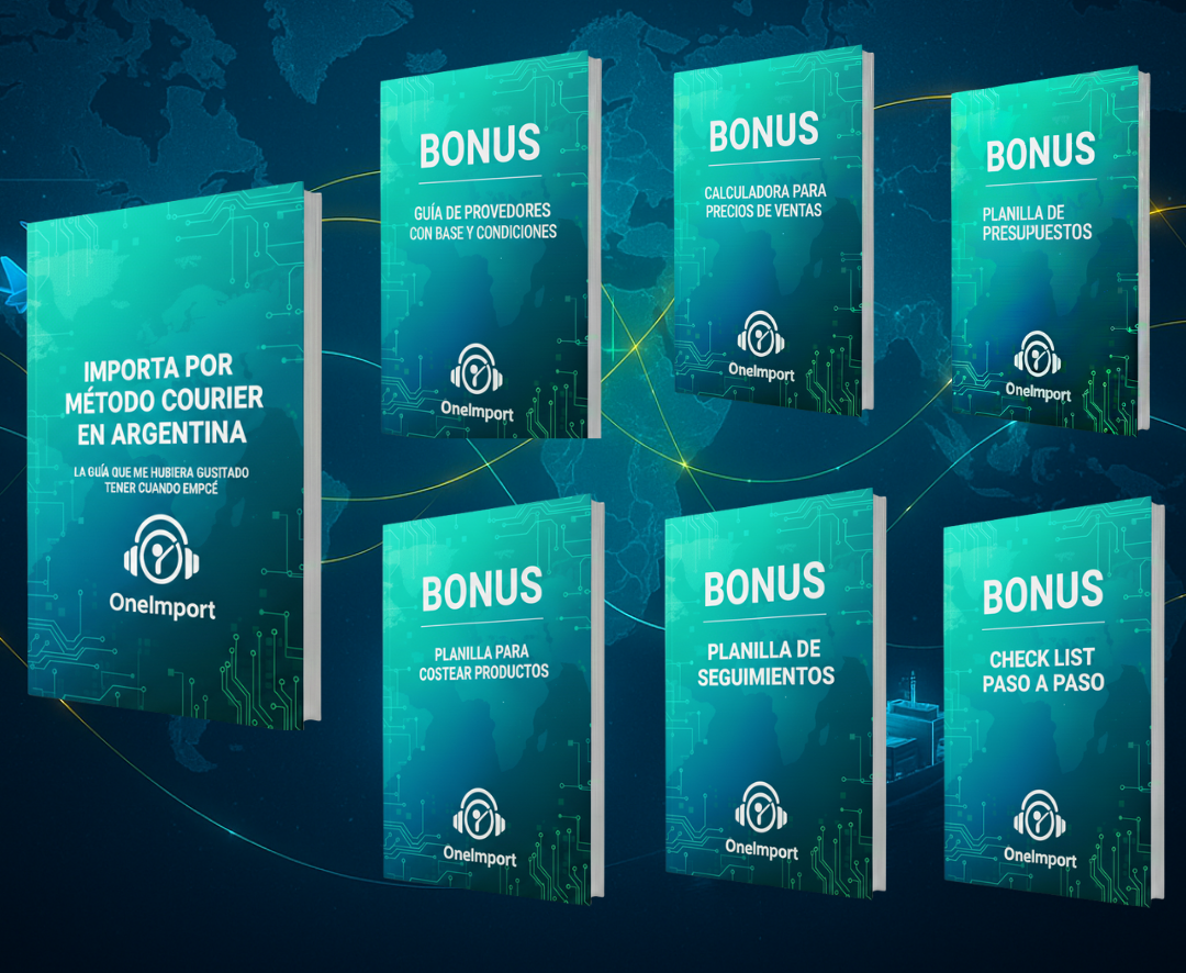 Importá por Método Courier en Argentina – OneImport